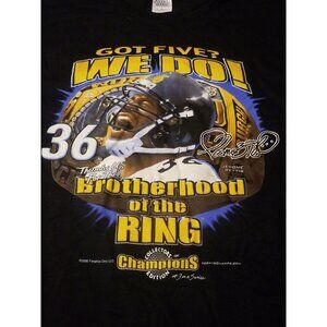 JEROME BETTIS Pittsburgh Steelers XL TShirt BROTHERHOOD Superbowl Got Five?